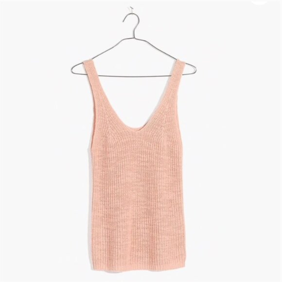 Madewell Monterey Sweater Tank in Lucid Pink XXS - Picture 1 of 9